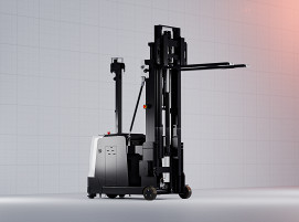 Mit seiner Bauweise eignet sich der KMF 1500P-CB für die stabile und flexible Handhabung geschlossener und offener Paletten.