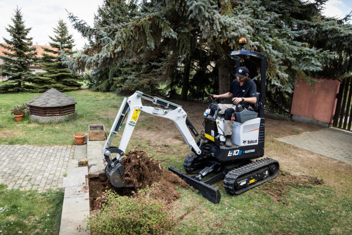 Der Minibagger E10e von Bobcat. - © Bobcat Der Minibagger E10e von Bobcat. - © Bobcat