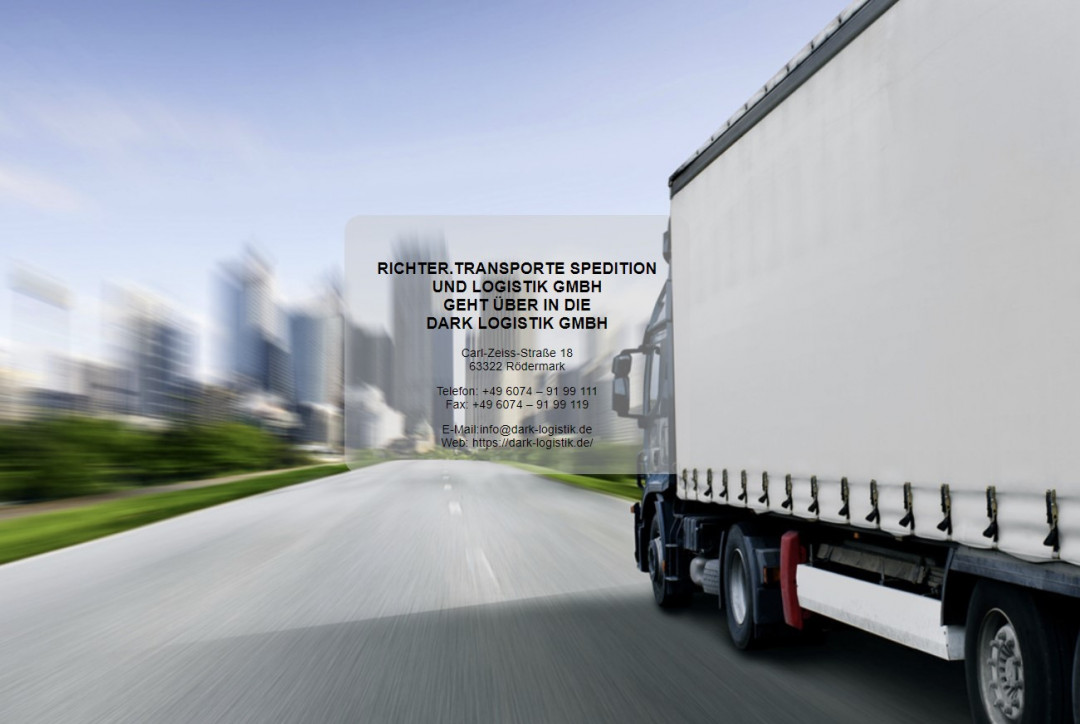 © Homepage RICHTER.transporte © Homepage RICHTER.transporte