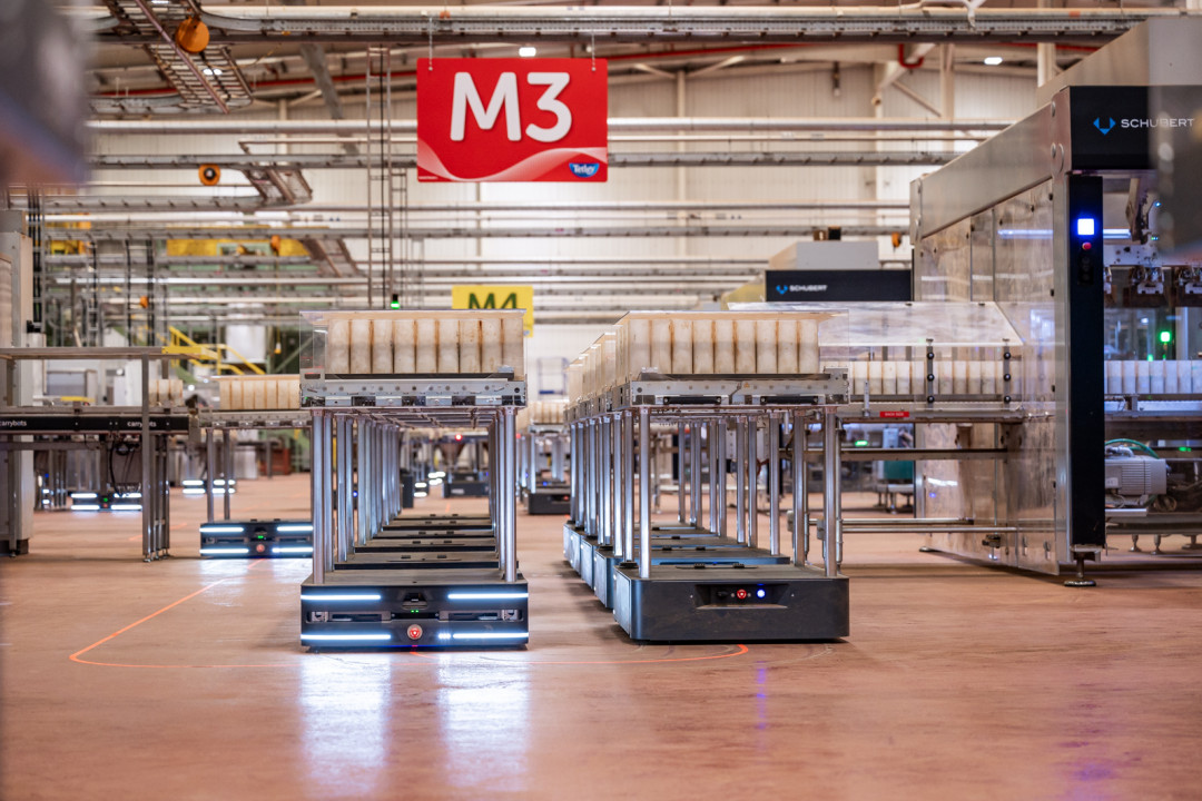 Automatisierung in der Teeproduktion - © Carrybots GmbH Automatisierung in der Teeproduktion - © Carrybots GmbH