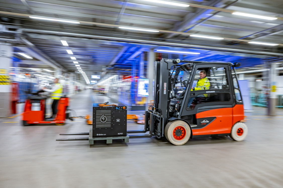 Intralogistik: Der Brennstoffzelle gehört im BMW Werk Regensburg die Zukunft. - Copyright: BMW Group Intralogistik: Der Brennstoffzelle gehört im BMW Werk Regensburg die Zukunft. - Copyright: BMW Group