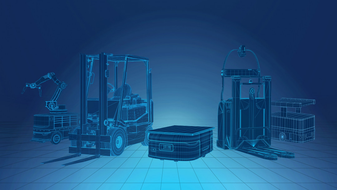 Ganzheitliche Automatisierung für mobile Roboter - © Bosch Rexroth Ganzheitliche Automatisierung für mobile Roboter - © Bosch Rexroth