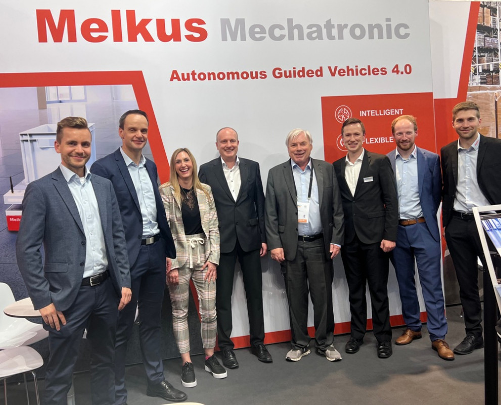 Das Messe-Team zog ein sehr positives Resümee. - © Melkus Mechatronic Das Messe-Team zog ein sehr positives Resümee. - © Melkus Mechatronic