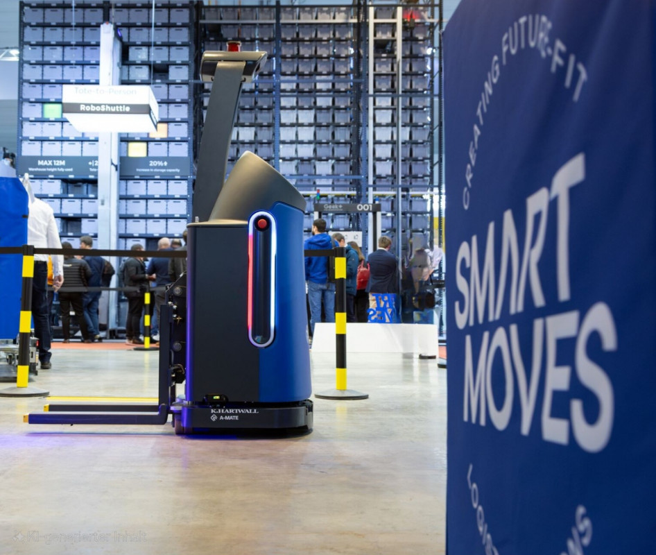 Bosch Rexroth und Synaos haben im Rahmen ihrer partnerschaftlichen Zusammenarbeit den autonomen mobilen Roboter A-Mate Lite von K.Hartwall in die Synaos Intralogistics Platform integriert. - © K.Hartwall Bosch Rexroth und Synaos haben im Rahmen ihrer partnerschaftlichen Zusammenarbeit den autonomen mobilen Roboter A-Mate Lite von K.Hartwall in die Synaos Intralogistics Platform integriert. - © K.Hartwall