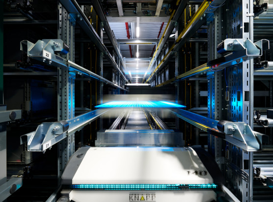 Das automatische Lagersystem Evo Shuttle 1D.