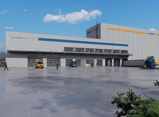 Fluro setzt im Zuge des Neubaus seiner Produktions- und Logistikhalle auf die Unitechnik Systems GmbH.